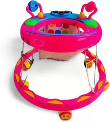 kidsROAR Baby Walker 6-18 Months Learn To Walk With Height Adjustable Light and Music Attractive Colours For Baby Boy and Girl PANDA