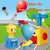 Balloon Launcher for Kids, Power Balloon Car Toy for Kids, Manual Balloon Pump Cars Toys for Boys Girls (Multi Color) | LOKB178AIR BALLON PUMP