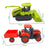 Tractor Toy for Kids - Farm Tractor Toy with Trolley and Harvester Friction Power Tractor Vehicles - Pack Of 1 Pc