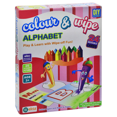 Colour And Wipe - Alphabet | INT186 COLOUR N WIPE ALPHABET
