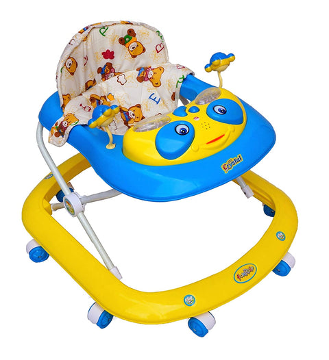 Musical Baby Walker - Crystal Activity Walkers for Kids with Music, Light and Adjustable Height