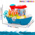 Gear Land Ship with Rotating Fishing Lamp Bump  ||  LOYJ388-67  GEAR LAND SHIP WITH LAMP