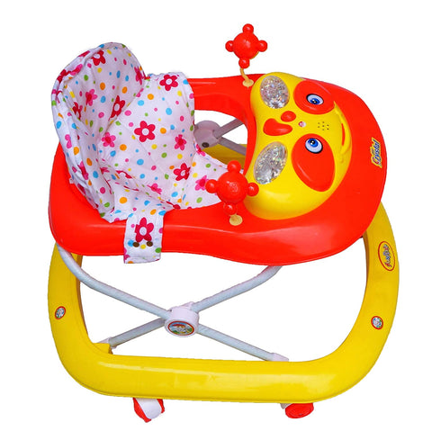Musical Baby Walker - Crystal Activity Walkers for Kids with Music, Light and Adjustable Height