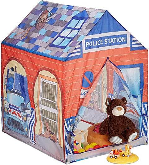 Police Station Kids Tent House  ||  NX11-PS	POLICE STATION TENT