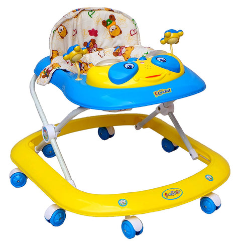 Musical Baby Walker - Crystal Activity Walkers for Kids with Music, Light and Adjustable Height