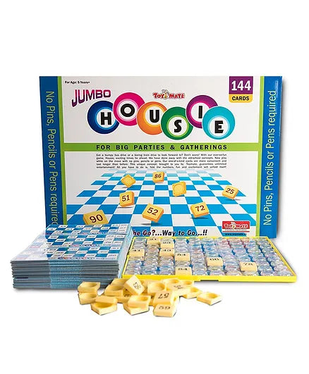 Jumbo Housie Board Game - 144 Cards | INT418 TB52-03 HOUSIE 144 CARDS JUMBO