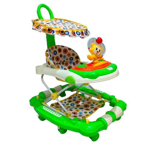 Baby Walker 6-18 Months Learn To Walk With Height Adjustable Light and Music Attractive Colours For Baby Boy and Girl 368h