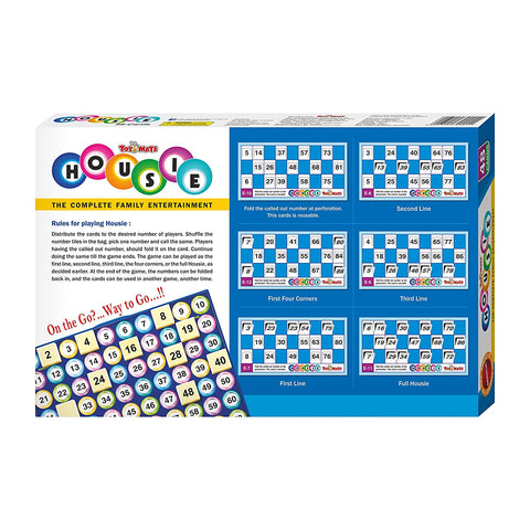Jumbo Housie Board Game - 48 Cards | INT419 TM52-02 HOUSIE 48 CARDS BIG