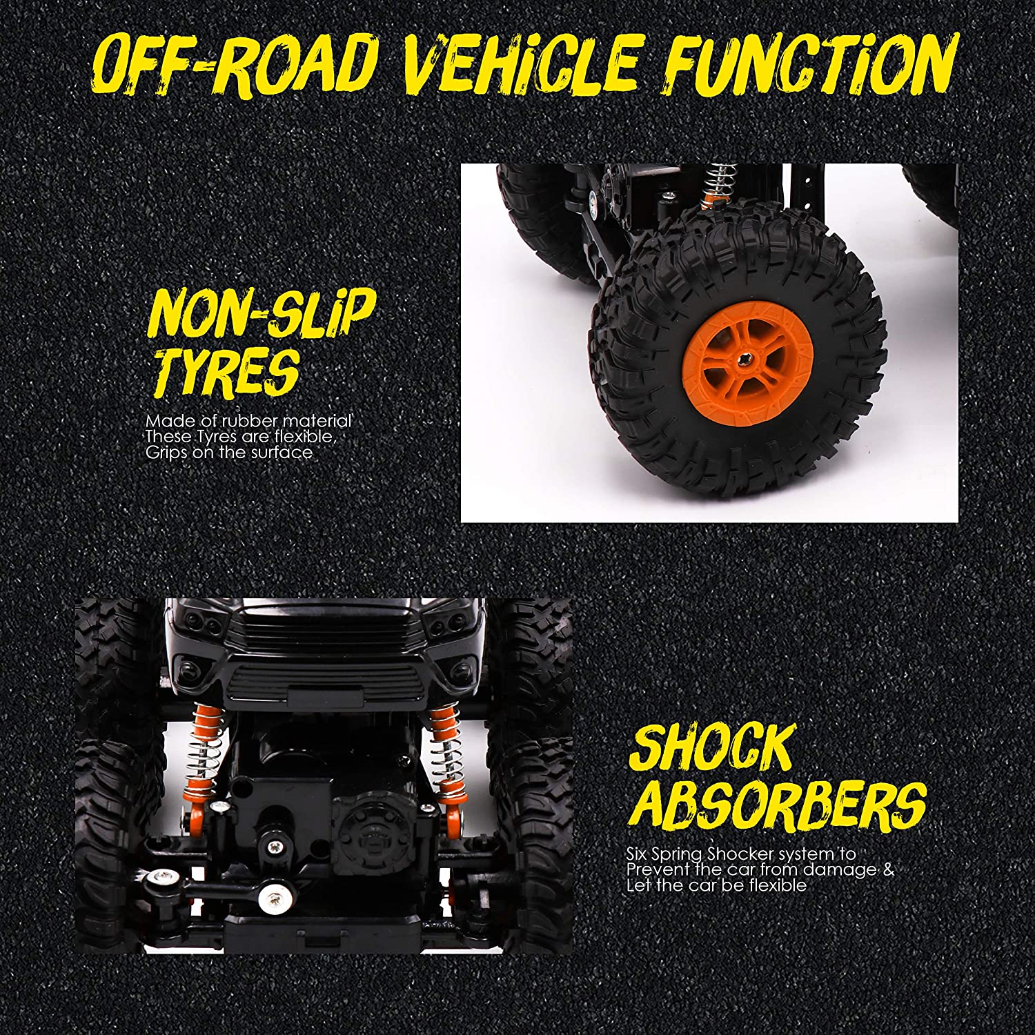 6 Wheel Rock Crawler SUV Monster Truck | 4*4 ROCK CRAWLER– KidsROAR