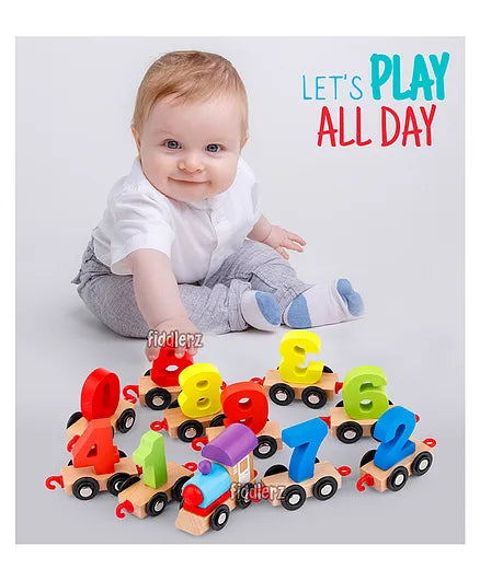 Learning Wooden Magnetic Alphabet Colorful Train Educational Model Vehicle Toys | DIGITAL TRAIN