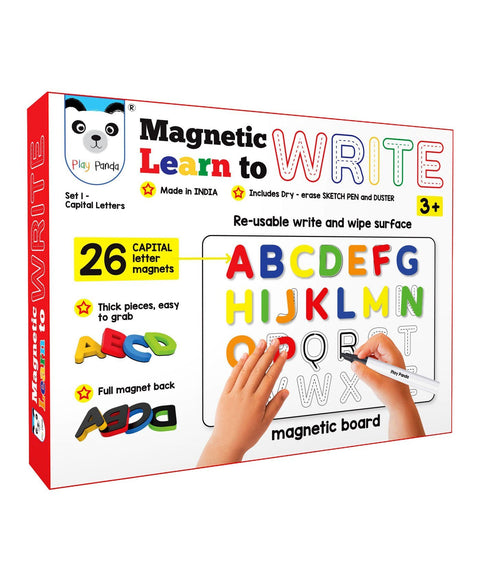 Magnetic Learn to Write Numbers - Includes Write and Wipe Magnetic Board, 30 Number| LONMAGLTW