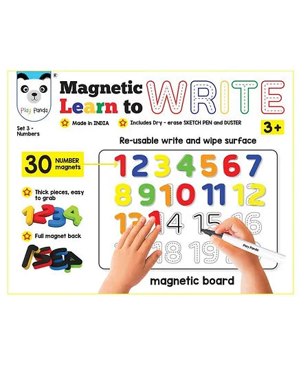 Magnetic Learn to Write Numbers  | INT208 MAGN LEARN TO WRITE ASST