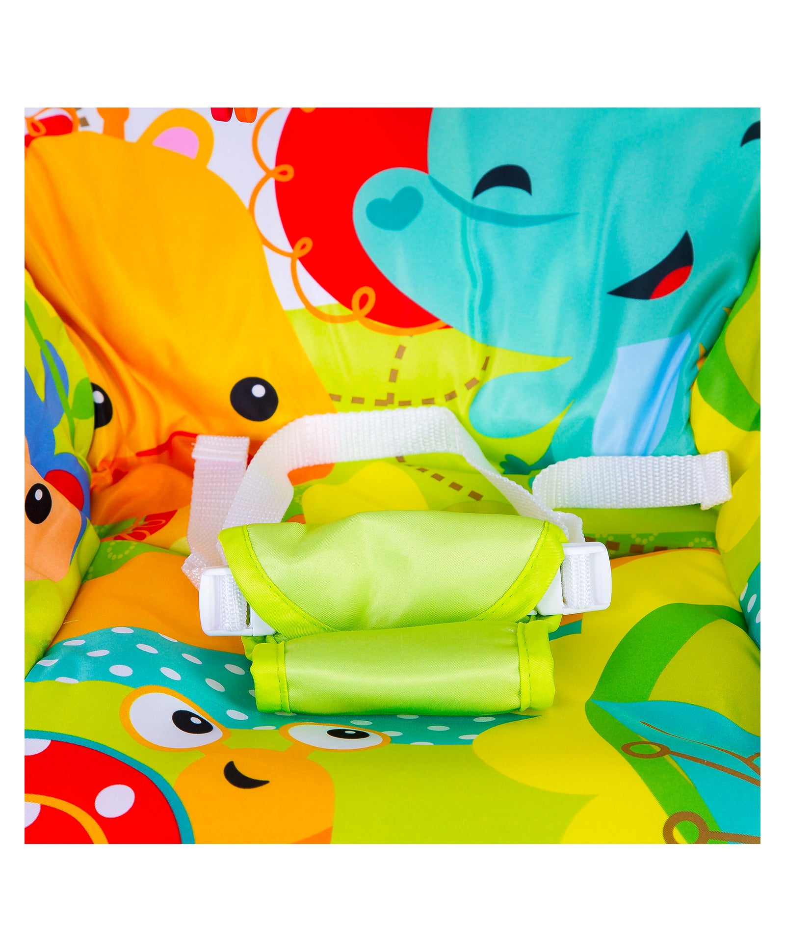 New Born To Toddler Portable Rocker With Toy Bar - White Multicolour ...