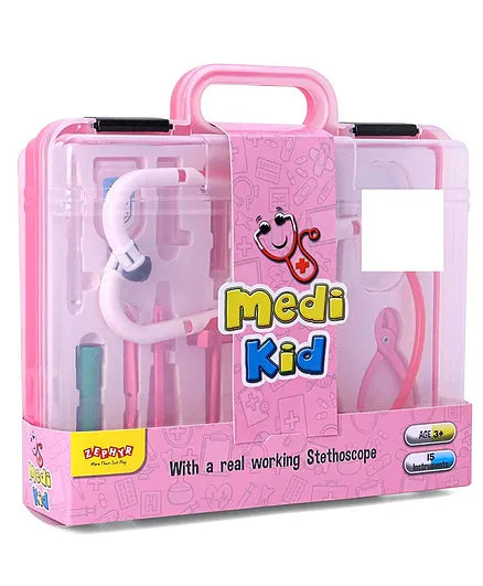 Medi Kid Doctor Playset Pink | INT416 MEDI KID-PINK 04004