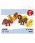 Wild Animals Toys Pack of 6 (Color & Design May Vary)