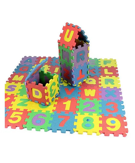Alphabetis and Numbers Foam Floor Puzzle | LOMAT 4*4 MAT 4*4