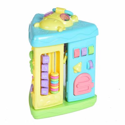 Colourful Rotational Calf Triangle Musical Toy, Animals & Geometric Keys