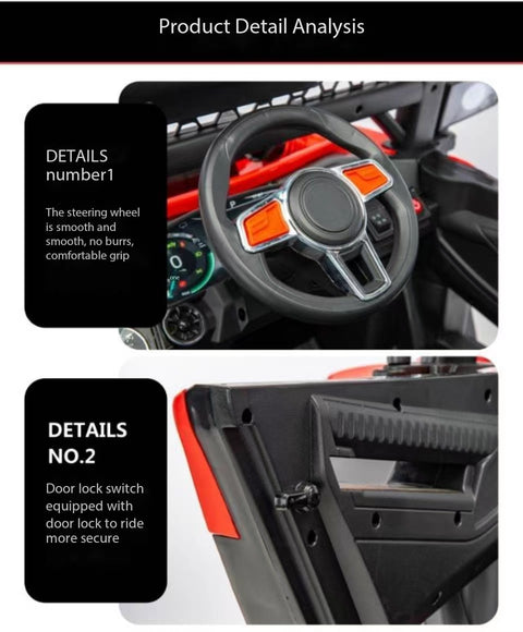 Battery Operated Ride On Electric Jeep | Painted Colours | YKL-666 Jeep