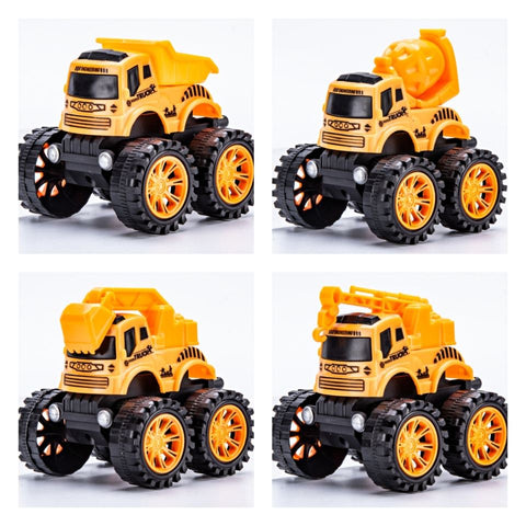 Construction Stunt Truck Toys-Assorted Pcs (Pack Of 1Pc)  | STUNT TRUCK 8PSC BOX