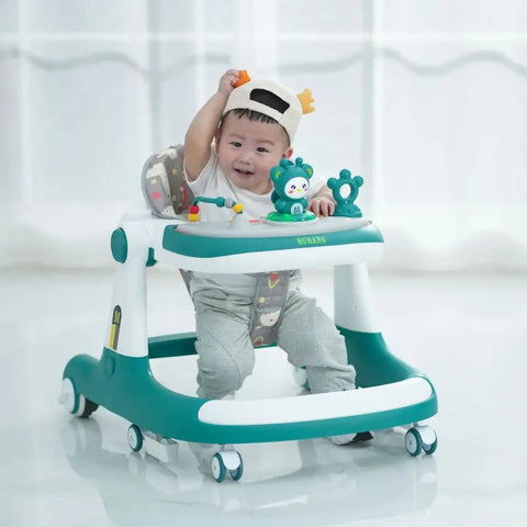 Baby Walker for 6 to 18 Months Baby Three Step Height Adjustable with First Step Function 2795