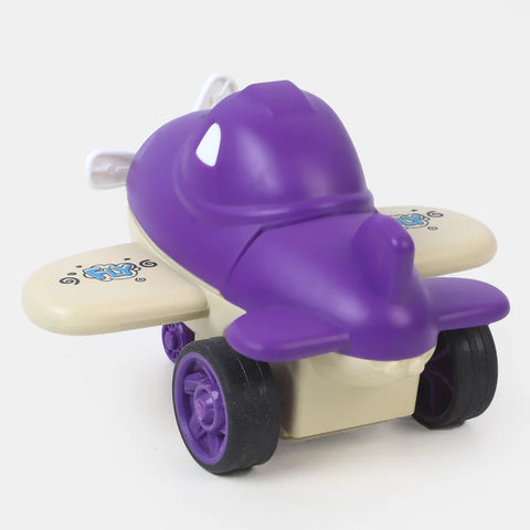 Unbreakable Four-Wheel Drive Friction Powered Diecast Plane || LOD400-25