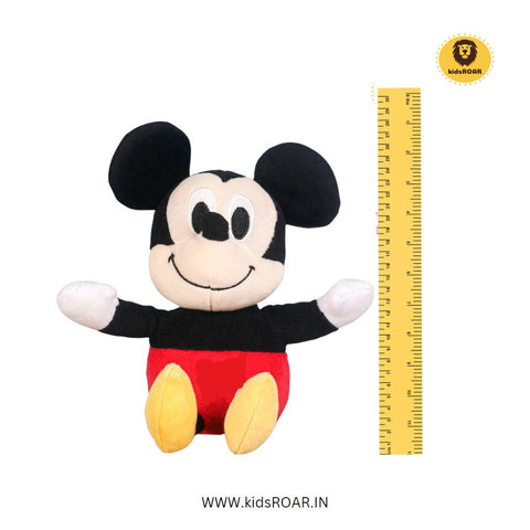 Mickey Mouse Soft Toy Multicolor- Height 28 cm | LOMRRAT003
