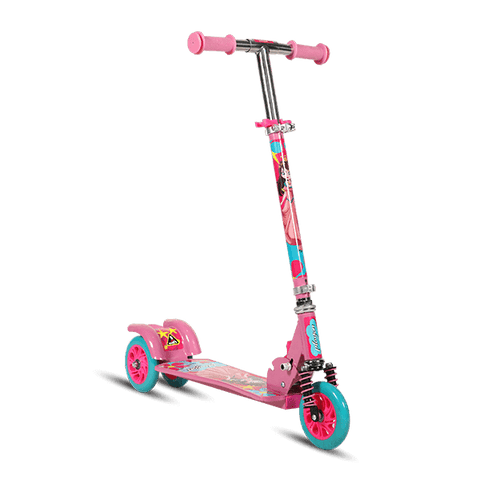 Kick Skate Scooter For Kids With Rear Two Wheel And Front Spring | 80kg Capacity | XLM-100