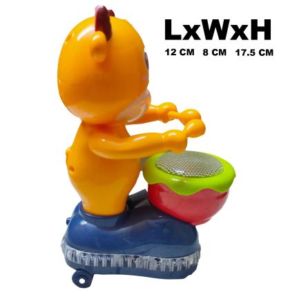 Musical Toys for 1 Year Old Musical Toys for Babies Sound Toys for Infants Lighting Toys for Baby Dancing Toys | LO6600	ELECTRIC DRUM 6PCS