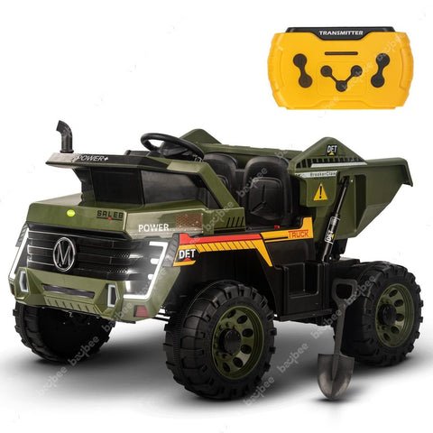 Battery Operated Ride On Dumper For Kids | 4x4 Caterpillar Truck