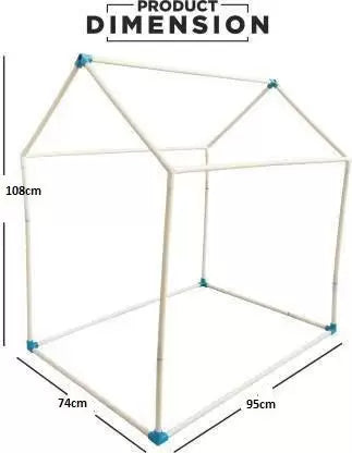 Circus Tent House with LED Light & Wheels for Kids  | INT248 CIRCUS TENT HOUSE WITH LED