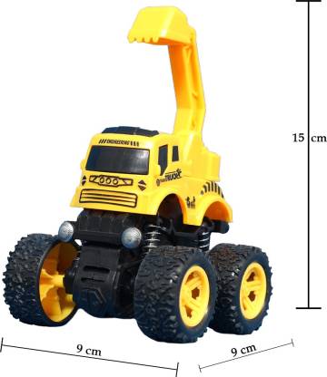 Construction Stunt Truck Toys-Assorted Pcs (Pack Of 1Pc)  | STUNT TRUCK 8PSC BOX