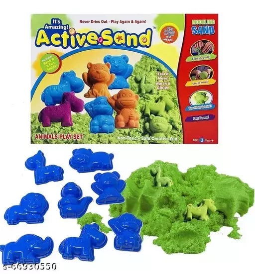 Active Sand Set with Animal Moulds | INT079 ACTIVE SAND ANIMAL PLAY SE ...