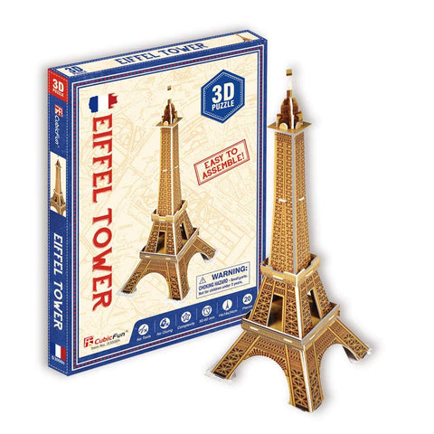Cubic Fun Small Eiffel Tower 3D Puzzle | INT448 S3006H EIFFEL TOWE SMALL