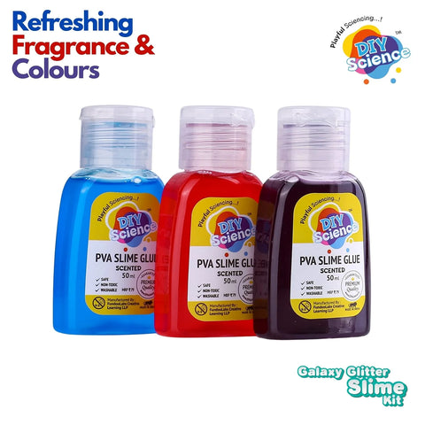 Diy Science Galaxy Glitter Slime Kit | LOD DIY GALAXY GLITER