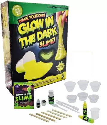 Glow In Dark Slime Making Kit - Multicolor | INT052 GLOW IN THE DARK SLIME