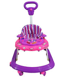 Baby Walker With Height Adjustable And Parental Handle With Lights And Music Beera Walker