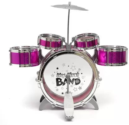 Jazz Drum Set Big Size Musical Drum Set with Drums, Cymbal and Chair  Musical Toy LO4008EJAZZ DRUM BIG