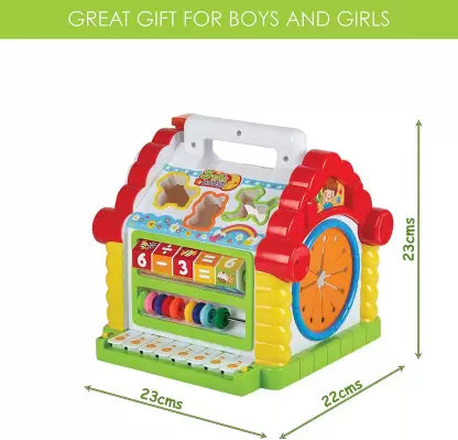 Multifunctional Musical Toys Baby Fun House  (Multicolor) | 739	EDUCATIONAL