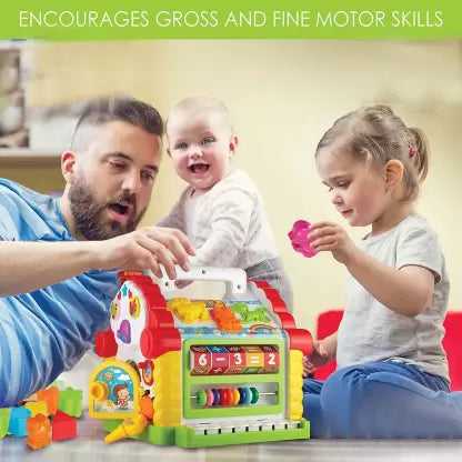 Multifunctional Musical Toys Baby Fun House  (Multicolor) | 739	EDUCATIONAL