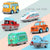 Skstore Q Metal Cars Team Toys for Kids 1:64 Die-Cast Pull Back Action car Set Pack of 6  (Multicolor) | LO0783-220 PULL BACK Q CAR TEAM