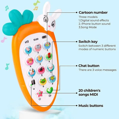 Intelligent Mobile Phone || LO162-13 MUSICAL TOY