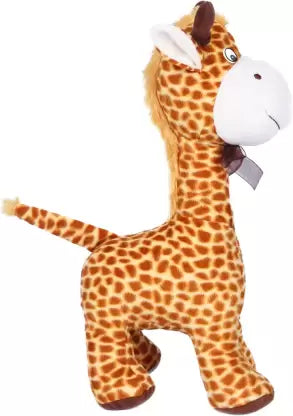 Standing Giraffe Soft Toy - 16 inch  (Brown) | INT461	FUNNY GIRAFFE SOFT