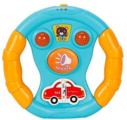 Steering Wheel Musical Toy with Light and Sounds | 855-83A B/O STEERING WHEEL