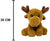 Super Soft Toy Cute Reindeer Animal Washable Soft Stuffed Plush Toy - 20 cm | LORORE20