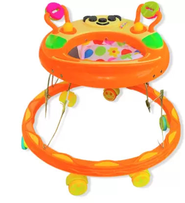 kidsROAR Baby Walker 6-18 Months Learn To Walk With Height Adjustable Light and Music Attractive Colours For Baby Boy and Girl PANDA