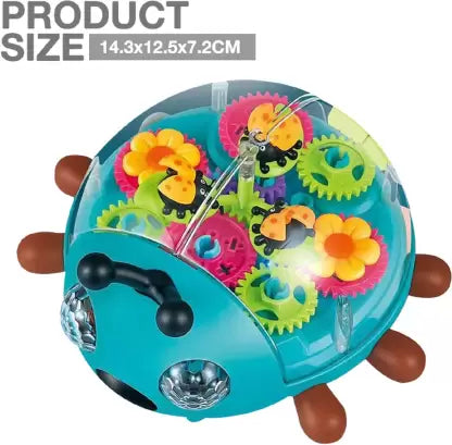 Ladybug Toy with 3D Lightning, Music  ||  LOYJ3039 GEAR LADY BUG