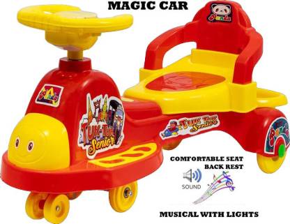 Tuk Tuk Senio Panda Swing Car For Kids | With Lights And Music